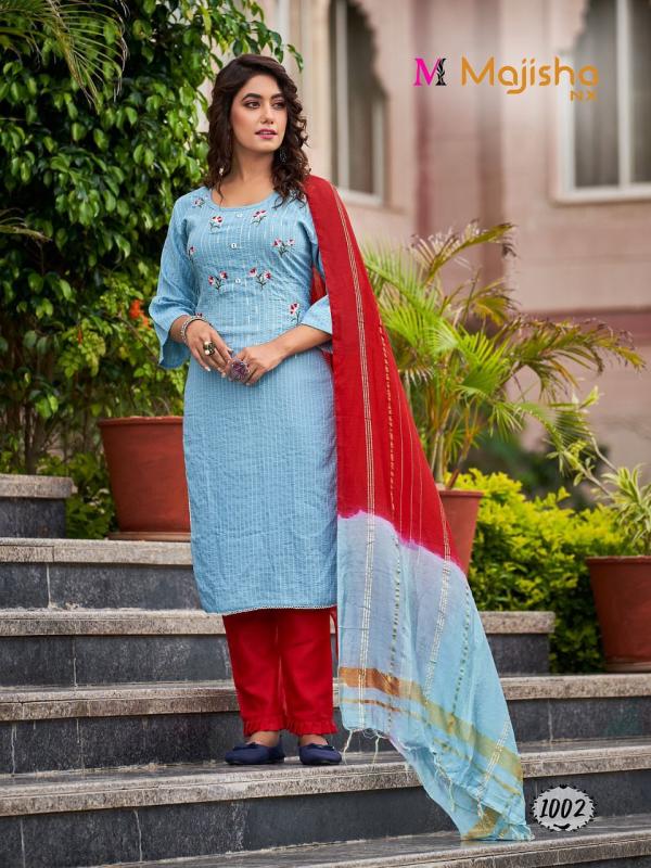 Majisha Nx Alexa Fancy Wear Viscose Readymade Collection